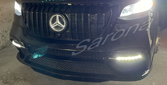 Custom Mercedes Sprinter  Van Front Bumper (2019 - 2024) - $1990.00 (Part #MB-169-FB)